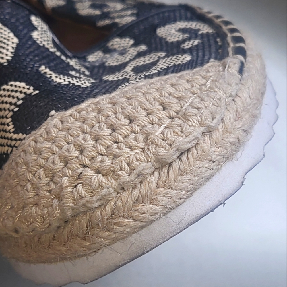 NAUTICA espadrilles in animal print Flats SIZE 7